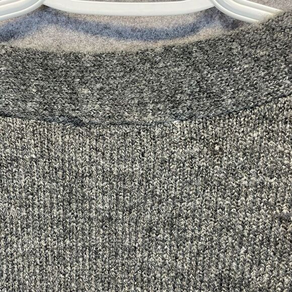 NWT BB DAKOTA STEVE MADDEN Sweater Womens Small Gray Combo Colorblock Cardigan - Picture 14 of 15
